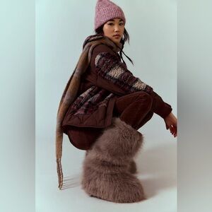 Free People Wild Thing Faux Fur Boots